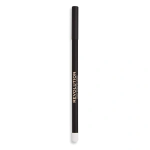 Makeup Revolution Eyeliner, Eyeliner Pencil, Highly Pigmented, Create Smokey Eye Looks, Vegan & Cruelty-Free, White, 1.3g