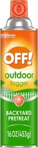 OFF! Outdoor Insect & Mosquito Repellent Fogger, Backyard Pretreat, Kills & Repels Insects in an up to 900 sq, ft, area, 16 oz