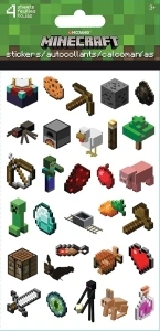 Trends International Minecraft - Standard Sticker - 4 Sheet