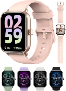 Smart Watch for Women, Android & iPhone Compatible, Fitness Watch Bluetooth Call & Receive Text, 1.8