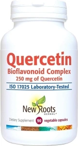 NEW ROOTS HERBAL Quercetin Bioflavonoid Complex with Rutin and Bromelain (250 mg of Quercetin) | 90 Veggie Capsules | Nutritional Immune Function Supplement | Helps Circulatory Health | Non GMO