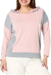 AVENUE Women's Plus Size Sweat Seeing Stripes