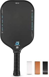 GARYE Pickleball Paddles, 16MM T700 Thermoformed Raw Carbon Fiber Pickleball Paddle, Great Grit & Spin, USAPA Approved PRO-XL Pickle Ball Rackets Set with Power, Control and Balance, 1 Cover