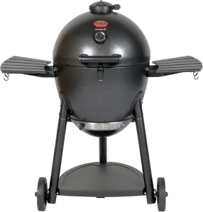 Char-Griller® AKORN® Kamado Charcoal Grill and Smoker with Cast Iron Grates, Warming Rack and Locking Lid with 445 Cooking Square Inches in Graphite, Model E16620