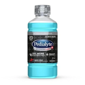 Pedialyte AdvancedCare Plus Berry Frost, 33.8 Fl Oz Bottle