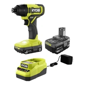 ONE+ 18V Cordless Impact Driver Kit with 4.0 Battery, 2.0 Battery, and Charger