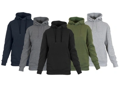 3-Pack Assorted Women's Heavyweight Loose Fit Fleece-Lined Pullover Hoodie Sweater