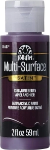 FolkArt Multi Surface Acrylic Paint, 2 oz, Juneberry 2 Fl Oz