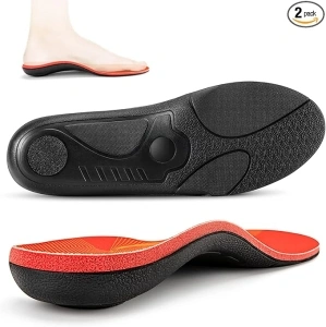 PCSsole Plantar Fasciitis High Arch Support Insoles Men Women - Orthotic Shoe Inserts for Arch Pain Relief - Boot Work Shoe Insole - Standing All Day Comfort