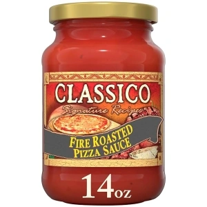 Classico Signature Recipes Fire Roasted Pizza Sauce 14 oz Jar