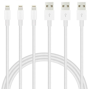 iPhone Charger Lightning Cable 6FT 3Packs Quick Charger Rapid Cord Apple MFi Certified for Apple Charger, iPhone 14 13 12 11 Pro X XR XS MAX 8 Plus 7 6s 5s 5c Air iPad Mini iPod (Grey)