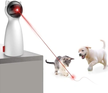 Automatic Cat Laser Toy, Interactive Cat Toys for Indoor Cats/Kittens/Dogs, Automatic On/Off and Silent