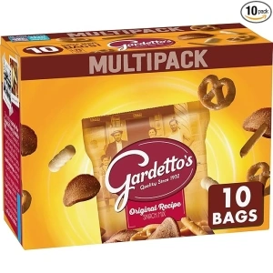 Gardetto's Snack Mix, Original Recipe, Multipack Snack Bags, 1.75 oz, Kids Snacks, Back to School Snacks, 10 ct
