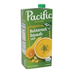 Pacific Foods Organic Butternut Squash Soup, 32 oz Carton