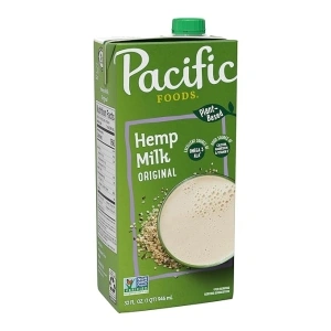 Pacific Foods Original Hemp Milk, Plant Based Milk, 32 oz Carton