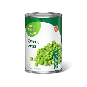 Amazon Fresh, Canned Sweet Peas, 15 Oz