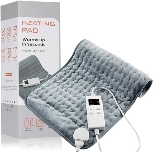 Heating Pad for Back Pain Relief & Cramps, KOT Heating Pads with Auto Shut Off Large, 6 Heat Settings Electric Heated Pad, Gifts for Women, Gifts for Men, 12