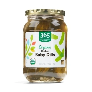 365 by Whole Foods Market, Organic Baby Dill Pickles, 16 Fl Oz