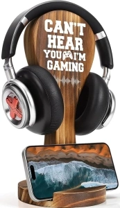 Cool Gamer Gifts for Teenage Boy, Men Gamer Room Decoration, Gaming Presents for Son Boyfriend Husband, Gamer Birthday Fathers Day Christmas Gifts, Gamer Headset Stand Gifts