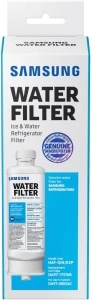 SAMSUNG Genuine Filter for Refrigerator Water and Ice, Carbon Block Filtration, Reduces 99% of Harmful Contaminants for Clean, Clear Drinking Water, 6-Month Life, HAF-QIN/EXP, 1 Pack