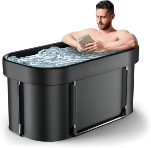 Portable Ice Bath Tub for Athletes, 106 Gal Cold Plunge Tub, Ice Baths for Cold Water Therapy, Ice Pod Cold Plunge for Home, Gym, Indoor and Outdoor Use