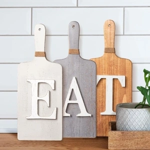 Barnyard Designs Hanging Eat Sign for Kitchen Wall Decor - Kitchen Wall Art Decor 6