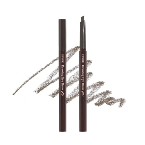 ETUDE Drawing Eye Brow #2 Gray Brown 21AD | Long-Lasting Eyebrow Pencil for Soft Textured Natural Daily Look Eyebrow Makeup | K-beauty