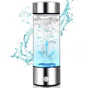 Hydrogen Water Bottle, Portable Hydrogen Water Ionizer Machine, Hydrogen Water Generator, Hydrogen Rich Water Glass Health Cup for Home Travel