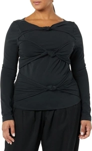 TEREA Women's Primrose Knotted Front Top