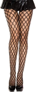 MUSIC LEGS womens Crochet Pothole Spandex Pantyhose