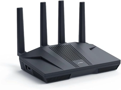 GL.iNet GL-MT6000(Flint 2) WiFi 6 Router | Gaming WiFi Router | 2 x 2.5G Multi-Gig Port+4 x 1G Ethernet Ports | Mass Device Connectivity | Rapid OpenVpn & WireGuard | 802.11ax | Long Range Coverage