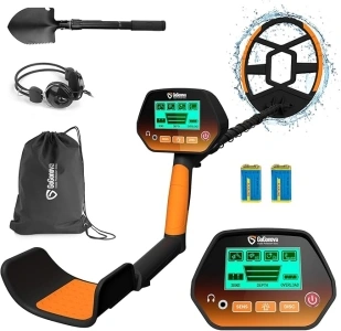 Metal Detector for Adults & Kids, GoGonova Kids Metal Detector, Waterproof Metal Detectors with High Accuracy Lightweight 8