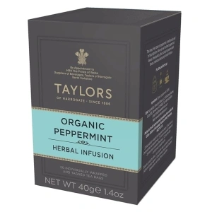 Taylors of Harrogate Organic Peppermint Herbal Tea, 20 Teabags