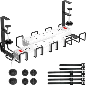 Spacecare Under Desk Cable Management Tray, Cable Management Under Desk for Cord Organizer,15.7