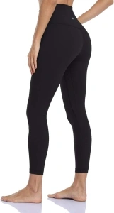 HeyNuts Essential Leggings, High Waisted Soft Pants Compression Workout Athletic Yoga Pants