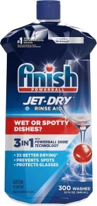 Finish Jet-Dry Liquid Rinse Aid, Dishwasher Rinse Aid, Drying Agent, 32 Fl Oz