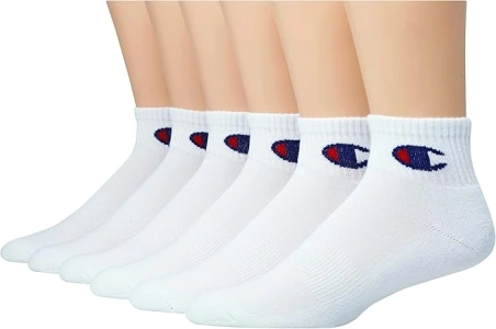 Champion Men's Double Dry Moisture Wicking Ankle Socks; 6, 8, 12 Packs Available