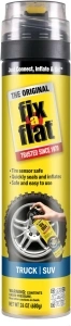 Fix-A-Flat S60369 Aerosol Emergency Flat Tire Repair and Inflator, for X-Large Tires, Eco-Friendly Formula, Universal Fit for all Cars, Trucks and SUVs, 24 oz. (Pack of 1)