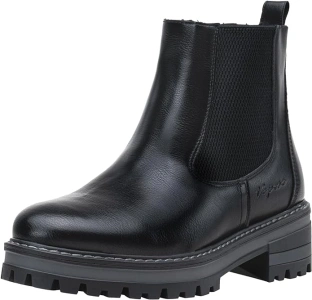Vepose Women's 9608 Chelsea Lug Sole Casual Outdoor Boots Ankle Booties
