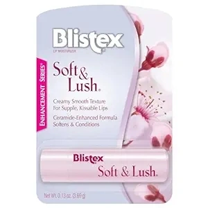 Blistex Soft & Lush Lip Protectant, 0.13 Ounce Tube – Softens & Conditions, Creamy Smooth Texture, Hydrating Lip Balm, Daily Lip Hydration,