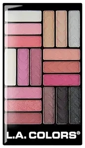 L.A. Colors 18 Eyeshadow Palette, Diva Glam, 0.70 Oz.