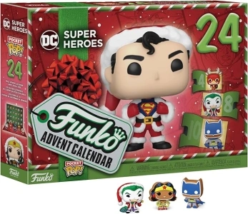 Funko Pop! Advent Calendar - DC Super Heroes 2023, 24 Pocket Pop! Vinyl Figures