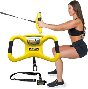 STEALTH Squat Trainer - Home Fitness Equipment & Full Body Workout - Get Lean Sculpted Legs & Glutes Playing Games on Your Phone - Fun Games to Help You Lose Weight - Train Legs, Butt, and Thighs