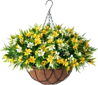 Artificial Hanging Flowers with 12