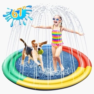 Splash Pad for Kids and Dogs, 67