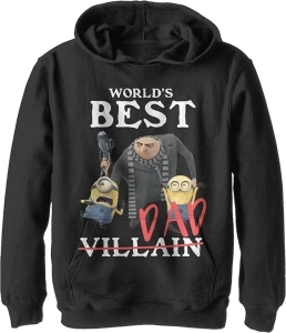 Fifth Sun Kids' Minions Best Villiain Youth Pullover Hoodie