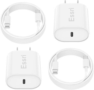 Fast Charger for i Phone 14 13 12 Charge Fast Charging, 2Pack 6FT USB C to L Cable with 20W USB C for i Phone Charger Block, Compatible with iPhone 14 13 12 Pro/14 Plus/13 Pro Max - White