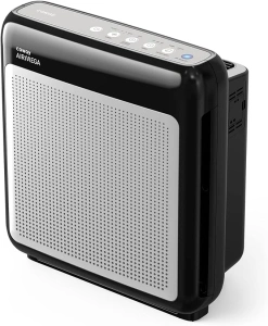 COWAY Air Purifiers for Home Up to 1,748ft², True HEPA Filter for Smoke, Allergies, Pet Dander, Odor, Air Quality Monitor, Auto&Eco Mode, Timer, Filter Indicator, 3yr Warranty, 200M, Black