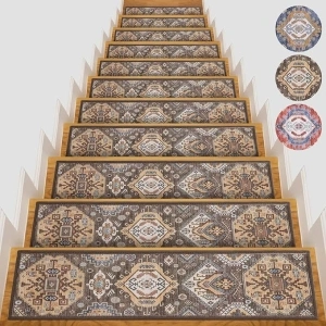 Non-Slip Carpet Stair Treads for Wooden Steps Indoor Set of 15 Pack 8