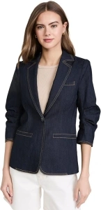 Cinq à Sept Women's Denim Khloe Blazer